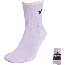 Sportive Spt 6'lı Unisex Beyaz Havlu Çorap 25YUC003-BYZ