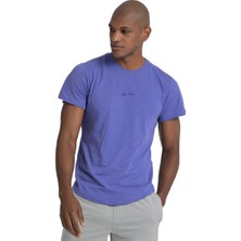 Sportive Iga Erkek Mor Günlük Stil T-Shirt 25YE031-MOR