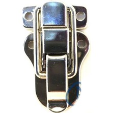 Venüs Shopping Sandık, Kutu Klipsi, Ön Kilidi - 48X30MM, Nikel, 1 Adet