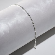 Silvalli 60 Mikron Figaro Gümüş Bileklik