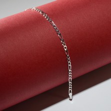 Silvalli 70 Mikron Figaro Gümüş Bileklik