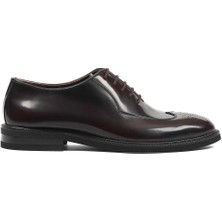 Celal Gültekin Erkek Bordo Bağcıklı Açma Deri Klasik Ayakkabı