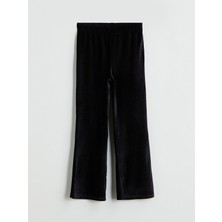 Lc Waikiki Yeni Sezon Beli Lastikli Ispanyol Paça Kadife Kız Çocuk Tayt