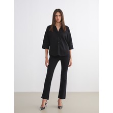 Lc Waikiki Yeni Sezon Crop Flare Kadın Jean Pantolon