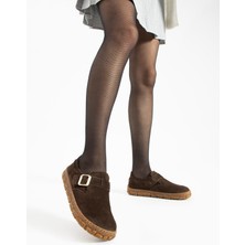 Stato Kadın Comfort Süet Deri Kahverengi Ayakkabı  Şık ve Kullanışlı Tasarım