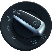 Artean 1Z0941431K Far Açma Anahtarı Sisli Kromlu Autolu  Octavia 09-13 Siyah