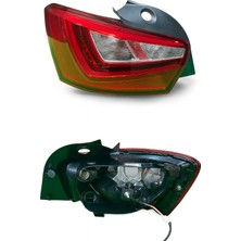 Artean 6J4945095L Stop Lambası (4 Kapı) Ledli Sol  Seat Ibiza 2013-2017 Siyah