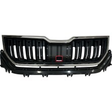 Artean 565853653C 2Z4/565853761 2zz Ön Panjur Krom Çerçeve Radar Kamera Delikli Mat Siyah  Kadiaq 2016-2022 Siyah