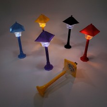 Mena Rise Teraryum Dekorasyon Bahçe Sokak Lambası -2 Renk Yanan Işıklı Obje