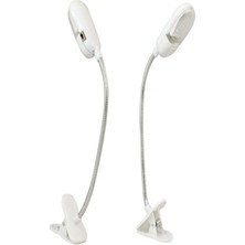 Mena Rise Mandallı Pilli Ledli Kitap Okuma ve Aydınlatma Lambası