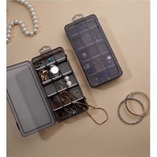 Mena Rise 15 Gözlü Çıkarılabilir Bölmeli Organizer- Takı Kutusu- Yüzük - Küpe Organizer