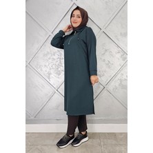 Pys Giyim Kadın Fermuarlı Bağcıklı Tesettür Tunik