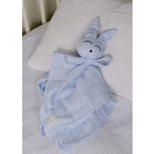 Müslin Bebek Uyku Arkadaşı 4 Katlı Tavşan Organik Oyuncak Uyku Arkadaşı Desteksiz Uyku Arkadaşı