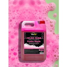 Titocar Color Foam Pembe Köpük Renkli Şampuan 5 Lt