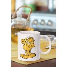 Garfield Baskılı Porselen Kupa Bardak