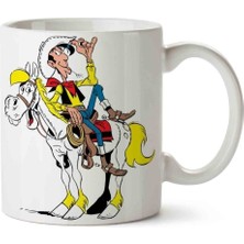 Daltonlar The Daltons Redkit Lucky Luke Phil Porselen Kupa Bardak