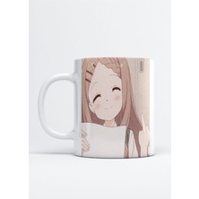 Anime Orta Parmak Aesthetic Baskılı Porselen Kupa Bardak