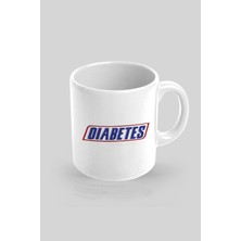 Diabetes Baskılı Kupa Bardak