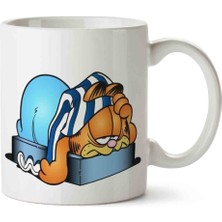 Garfield Odie Cartoon Clip Art Porselen Kupa Bardak