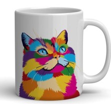 Kedi Baskılı Bardak