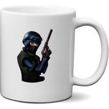 Csgo Soldier Baskılı Kupa Bardak BLL1811