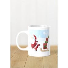 Hediyelik Yeniyıl / Yılbaşı / Noel Baba Baskılı Kupa Bardak