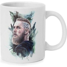 Vikings -Ragnar Lothbrok Baskılı Kupa/bardak