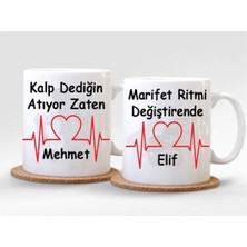 Çift Sevgili Aşk Evli Kanka Ikili Kupa Bardak 2 Adet