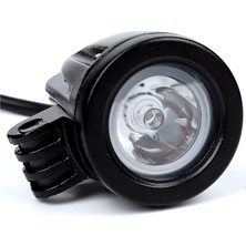 Astraled Su Geçirmez Sis Farı Beyaz Güçlü LED Far Odaklamalı Yuvarlak LED (1 Adet)