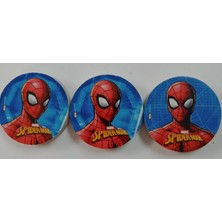 Cem Spıederman Yuvarlak Silgi  3lü Set