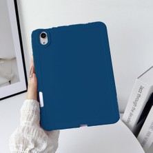 MobaxAksesuar Apple iPad Air 11inç 2024 Air 4/5/6.Nesil 10.9 Kılıf Mat Esnek Silikon Arka Rubber Kapak (10.Nesil Değildir)