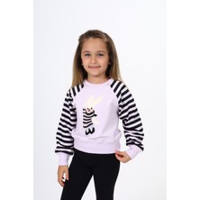 Toontoy Kız Çocuk Nakışlı Sweatshirt