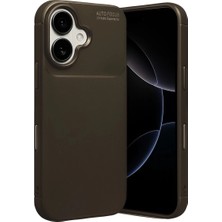 Evolvera Apple Iphone 17 Auto Focus Karbon Kapak - Kahverengi