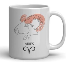 Koç Burcu Baskılı/kupa Bardak