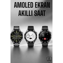 Eldenör Akıllı Saat Metal Kordonlu Gps ve Nfc Uyumlu Arama Cevaplayan