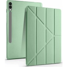 Evolvera Samsung Galaxy X510 Tab S9 Fe 11 Kılıf Kalemlikli Mars Tablet Kılıfı - Açık Yeşil