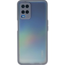 Evolvera Oppo A54 4g Kılıf Montreal Silikon Kapak - Gri