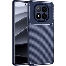 Evolvera Xiaomi Redmi Note 14 Pro 5g Kılıf Auto Focus Karbon Kapak - Lacivert