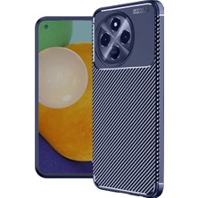 Evolvera Tecno Spark 30 Pro Kılıf Auto Focus Karbon Kapak - Lacivert