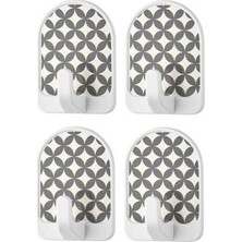 Shopwave 4 Parça  Büyük Kubbe Yapışkan Askı (5047)