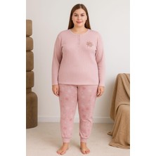 Pemilo Kadın Büyük Beden 0250 Raporlu Pijama Takımı