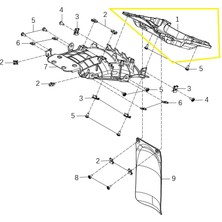 Kove 800X Ön Sele Altı Plastiği