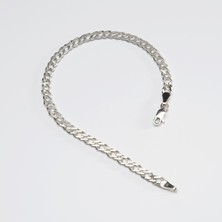 Silvalli 80 Mikron Rodyum Rambo Gümüş Bileklik