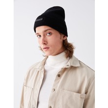 Lc Waikiki Yeni Sezon Etiket Baskılı Erkek Triko Bere