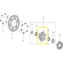 Kove 800X Arka Zincir Dişlisi Tanburu