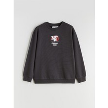Lc Waikiki Yeni Sezon Bisiklet Yaka Pokemon Baskılı Erkek Çocuk Sweatshirt
