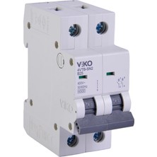 Mena Rise 4VTB-2B25 Otomatik Sigorta 4,5ka B Tipi 2 Kutup 25A