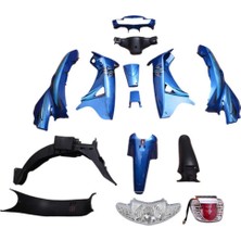 Motobisavm Kaporta Set [mavi] [far+Stop+Sinyal Dahil] Mondıal Sfc - Sfc Mını