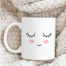 Kirpik Tasarımlı Kupa Bardak