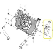 Kove 800X Radyatör Su Bidonu